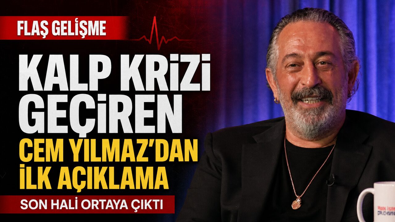 Kalp krizi geçiren Cem Yılmaz’dan ilk açıklama: Son hali ortaya çıktı