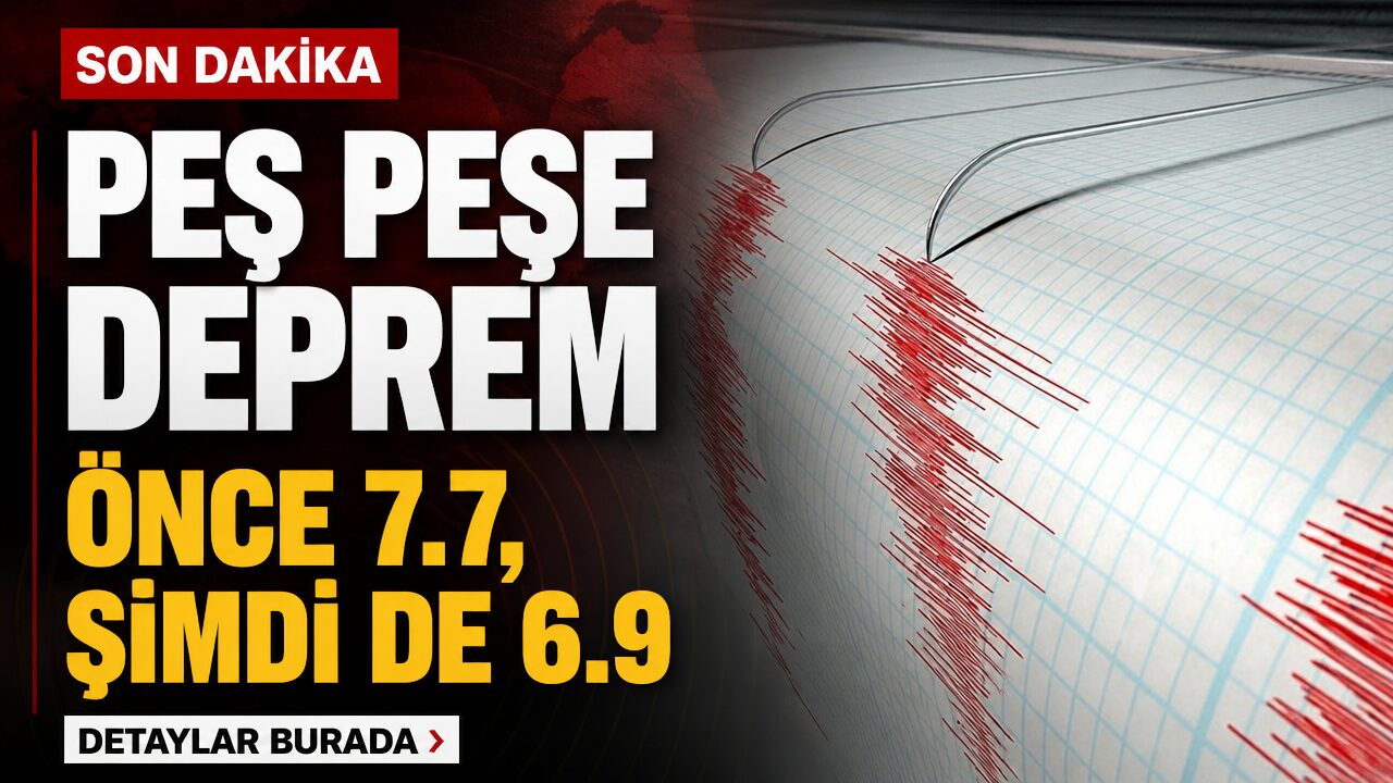 Endonezya’da peş peşe deprem: Önce 7.7, şimdi de 6.9