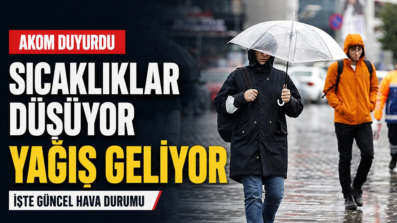 İstanbul’da sıcaklıklar düşüyor: AKOM duyurdu