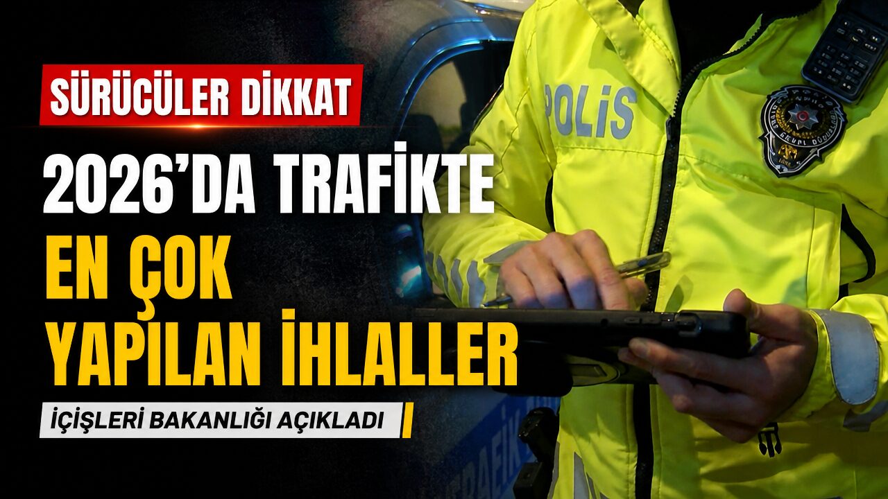 2026’da trafikte en fazla yapılan ihlaller