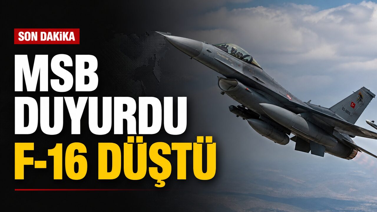 MSB duyurdu: Yalova’da F-16 düştü!