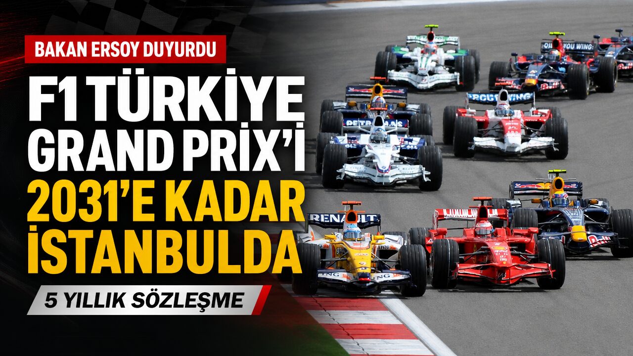 Formula 1 Türkiye Grand Prix’si 5 yıl boyunca İstanbul Park’ta