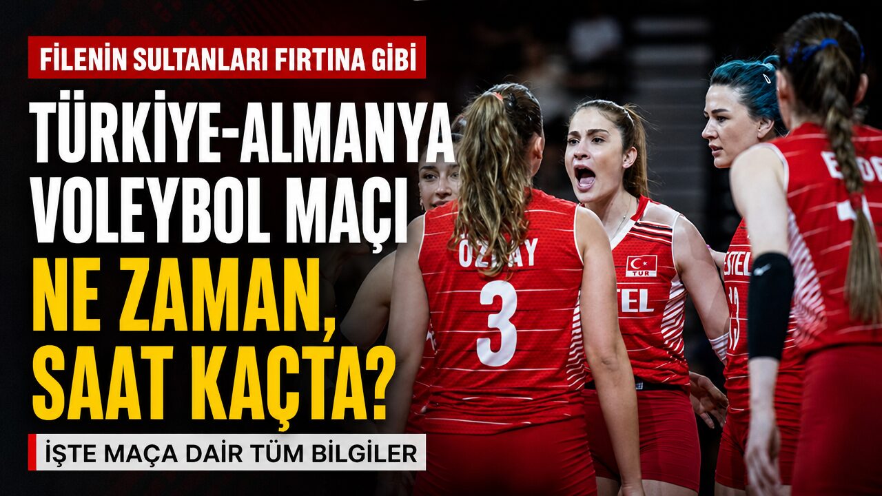 Türkiye-Almanya voleybol maçının tarihi ve saati açıklandı