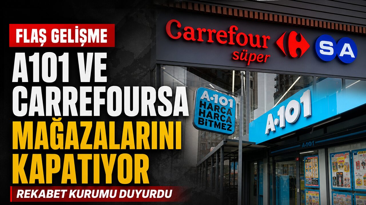A101 ve CarrefourSA toplam 48 mağazayı elden çıkarıyor