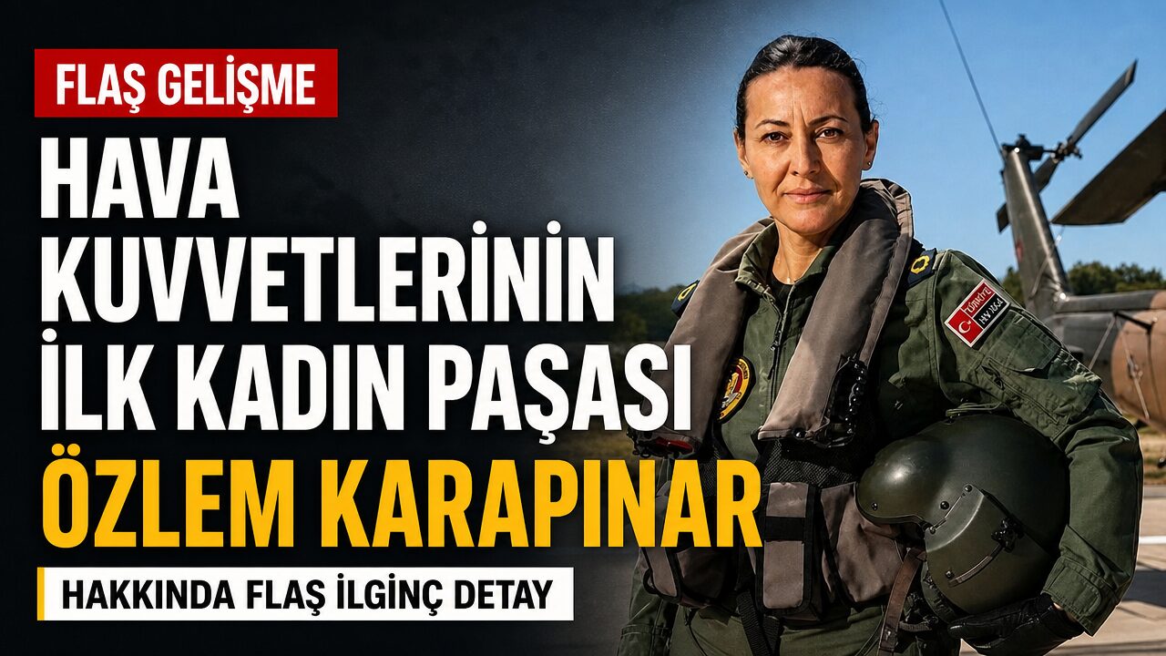 Türk Hava Kuvvetleri’nin ilk kadın generali Özlem Karapınar hakkında dikkat çeken detay ortaya çıktı