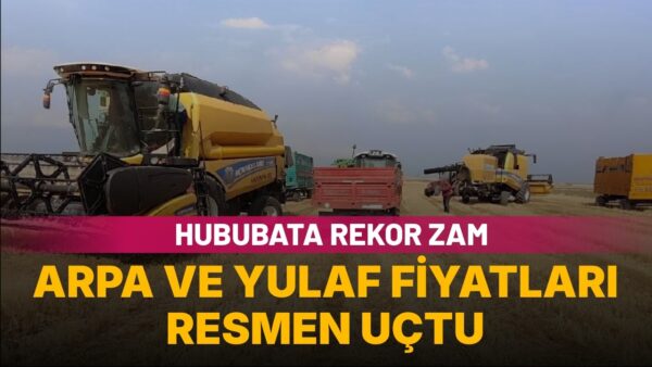 Hububat fiyatları artmaya devam ediyor: Arpaya bir haftada 1327 TL zam geldi
