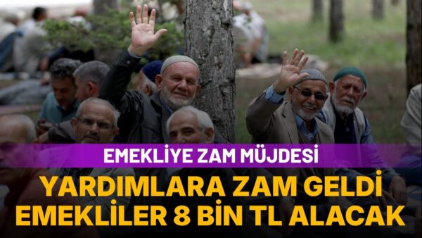 Kira ve alışveriş yardımı zamlandı: Emekliye aylık 8 bin TL destek