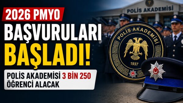 Polis olmak isteyenlere beklenen haber geldi! PMYO başvuruları açıldı