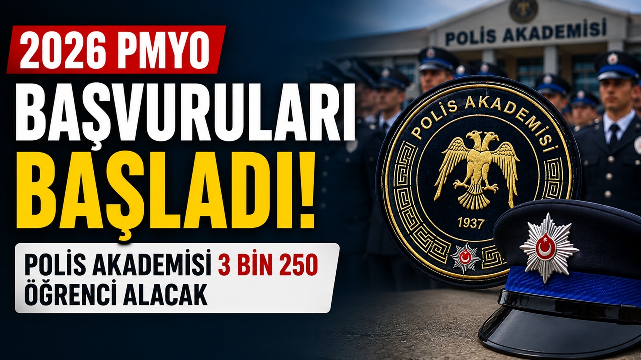 Polis olmak isteyenlere beklenen haber geldi! PMYO başvuruları açıldı