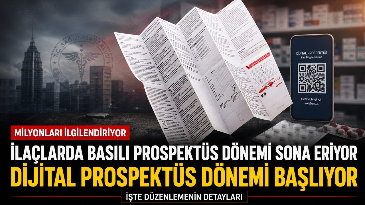 İlaç kutularında prospektüs dönemi sona eriyor! Dijital prospektüs geliyor!