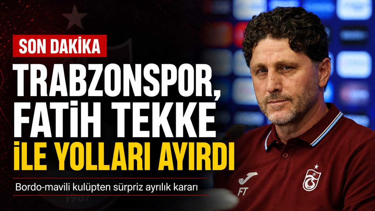 Trabzonspor Fatih Tekke ile yollarını ayırdı