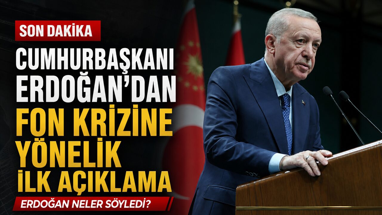 Cumhurbaşkanı Erdoğan’dan fon krizine yönelik ilk açıklama: “Hesap sorulacaktır”