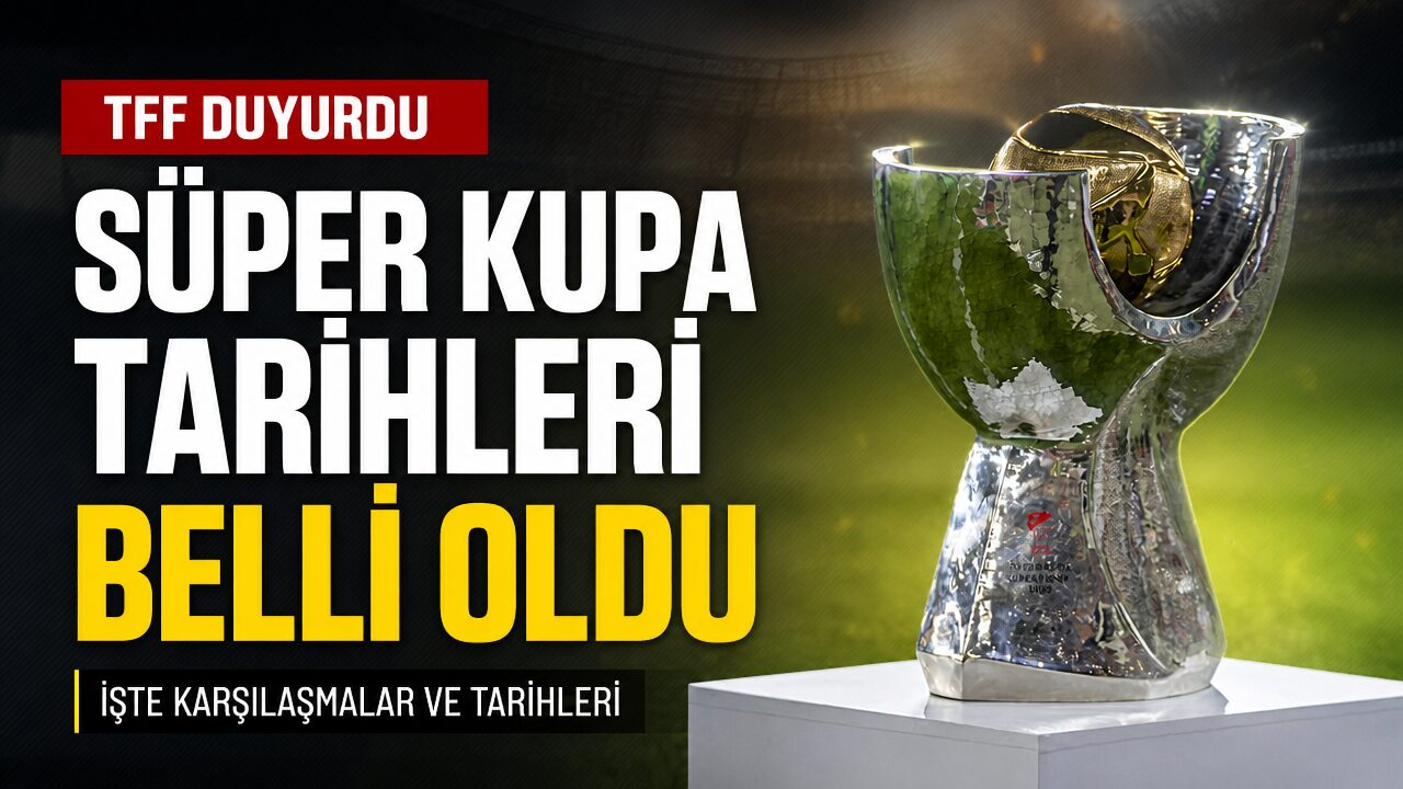 TFF Süper Kupa tarihleri açıklandı