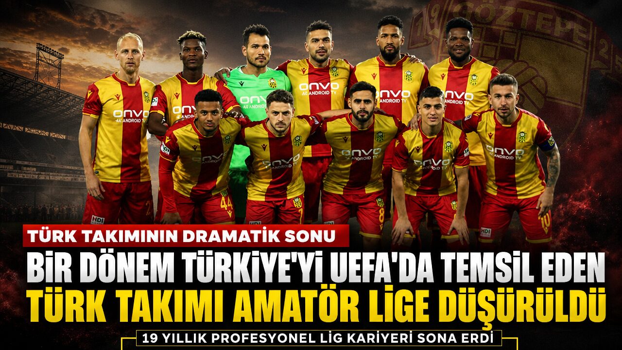 Bir dönem UEFA Avrupa Ligi’nde Türkiye’yi temsil eden takım amatör lige düşürüldü