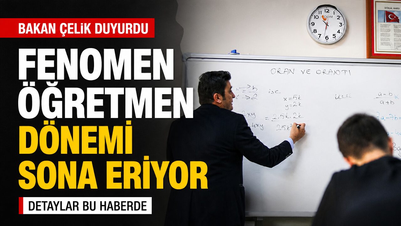 Okullarda ‘fenomen öğretmen’ dönemi sona erdi
