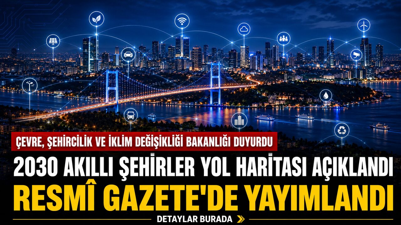 2030 Akıllı Şehirler Yol Haritası açıklandı: Resmî Gazete’de yayımlandı