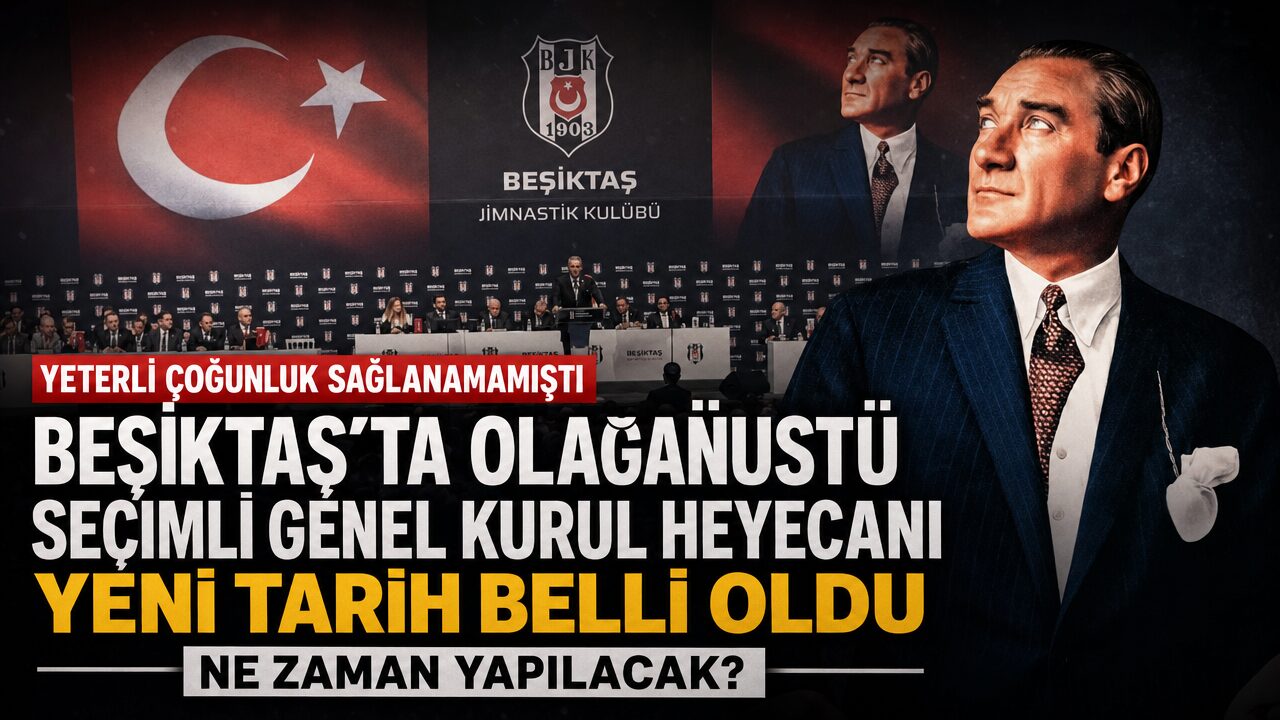 Beşiktaş’ta olağanüstü seçimli genel kurul: Yeni tarih açıklandı