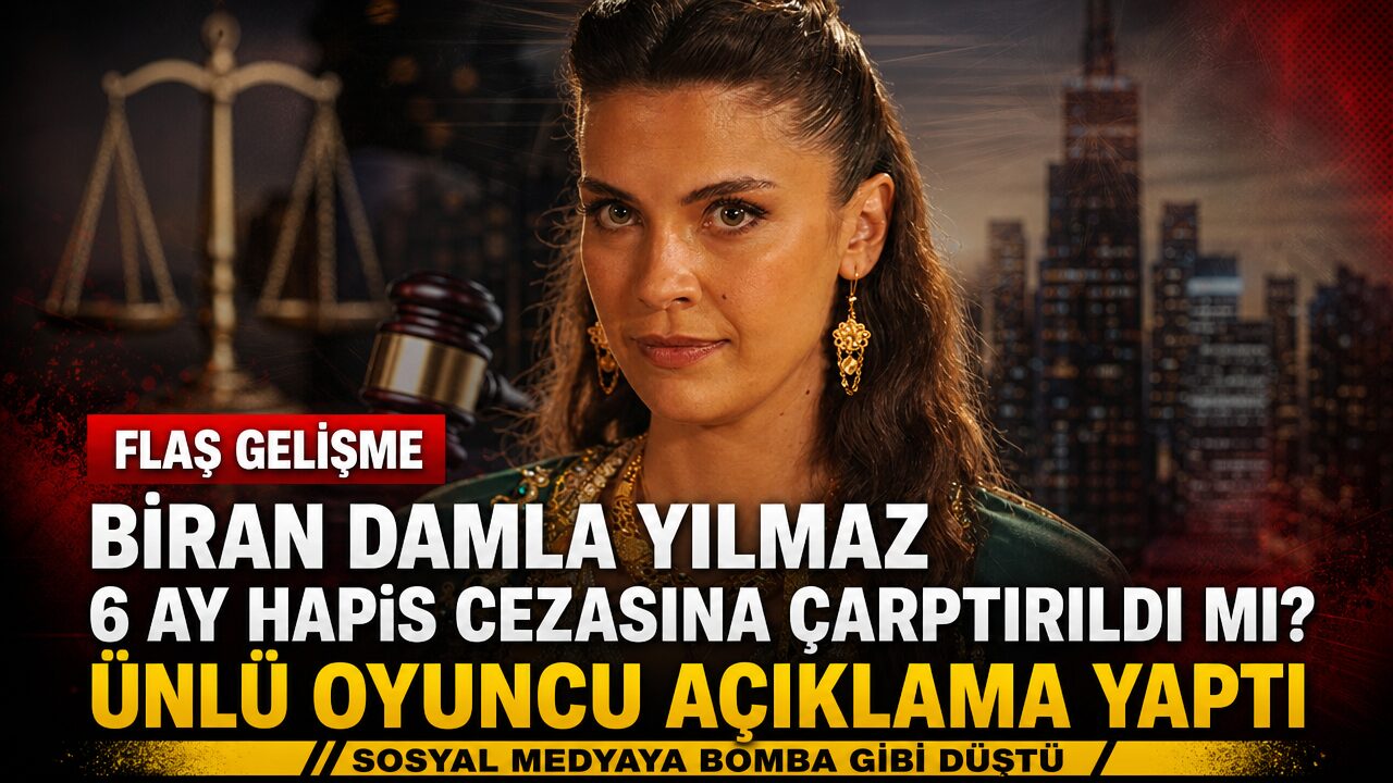 Biran Damla Yılmaz’a hapis cezası iddiası! İlk açıklama geldi