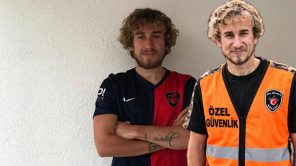 Eski futbolcu Türkiye-Fransa maçında güvenlik görevlisi oldu