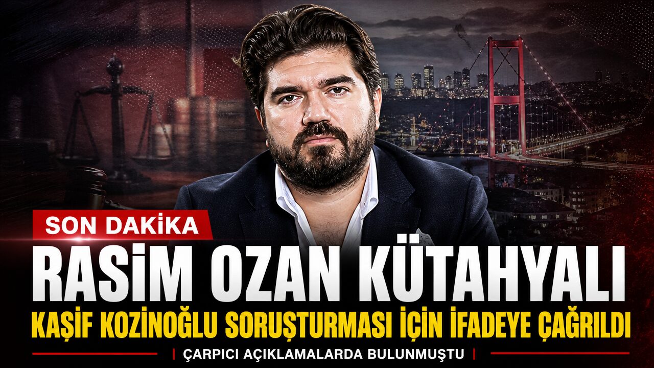 Rasim Ozan Kütahyalı, Kaşif Kozinoğlu cinayeti kapsamında ifadeye çağrıldı