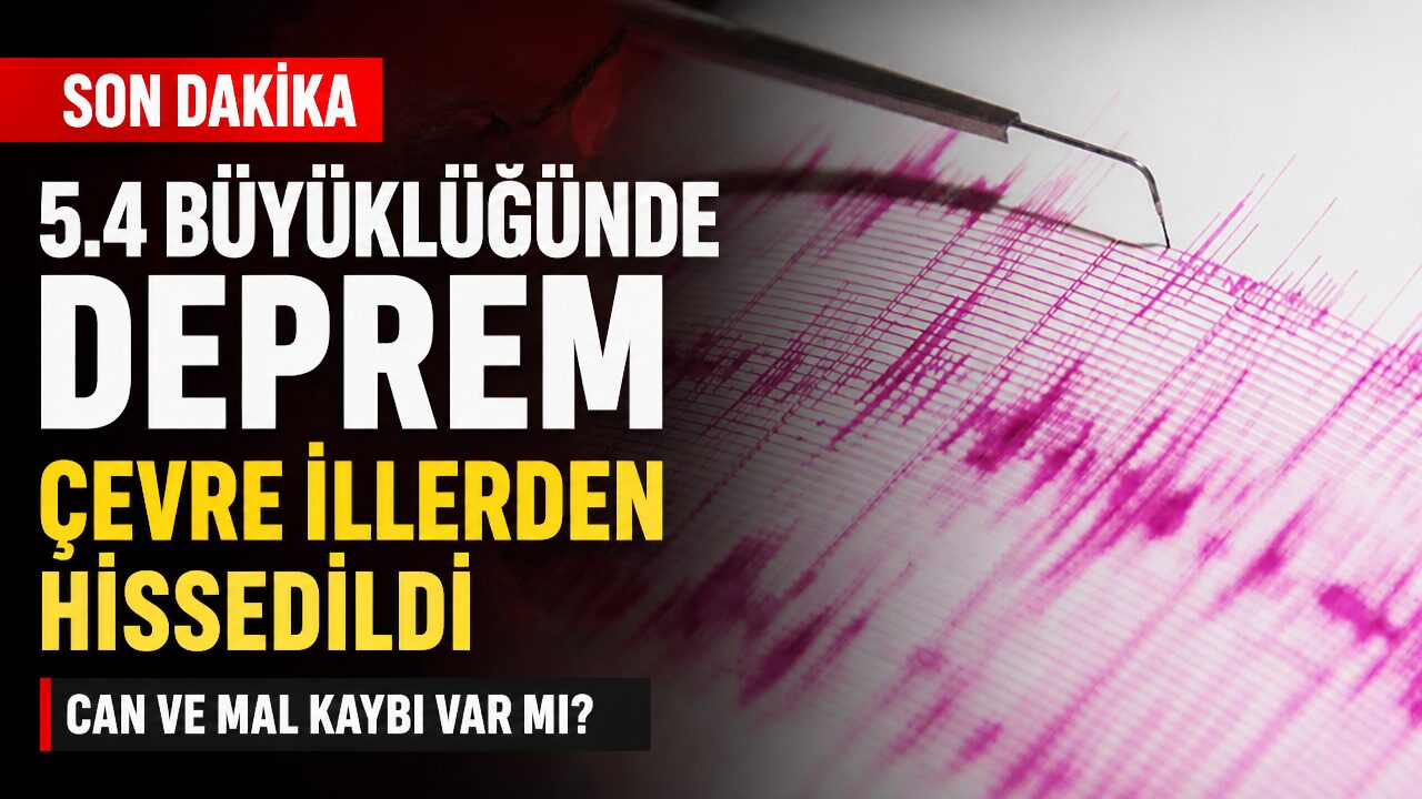 Gaziantep ve çevresinde 5.4 büyüklüğünde deprem