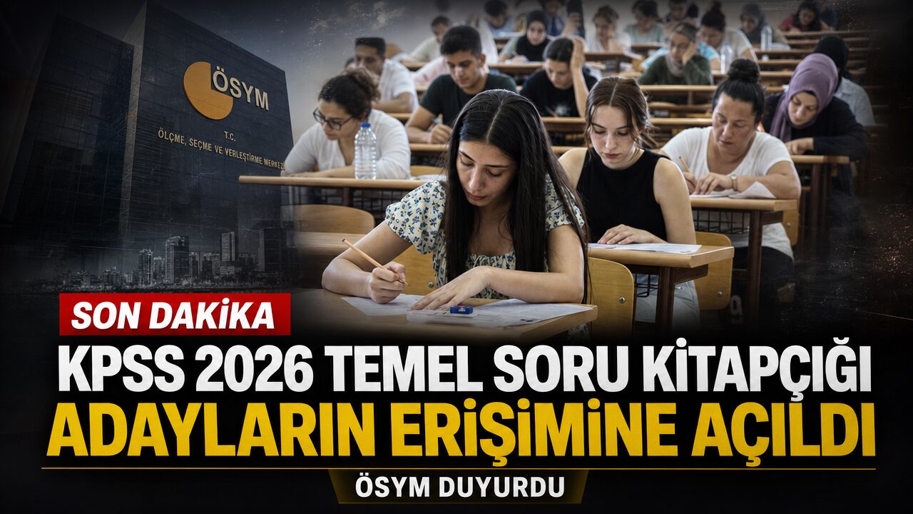 KPSS 2026 soruları ve cevap anahtarı erişime açıldı