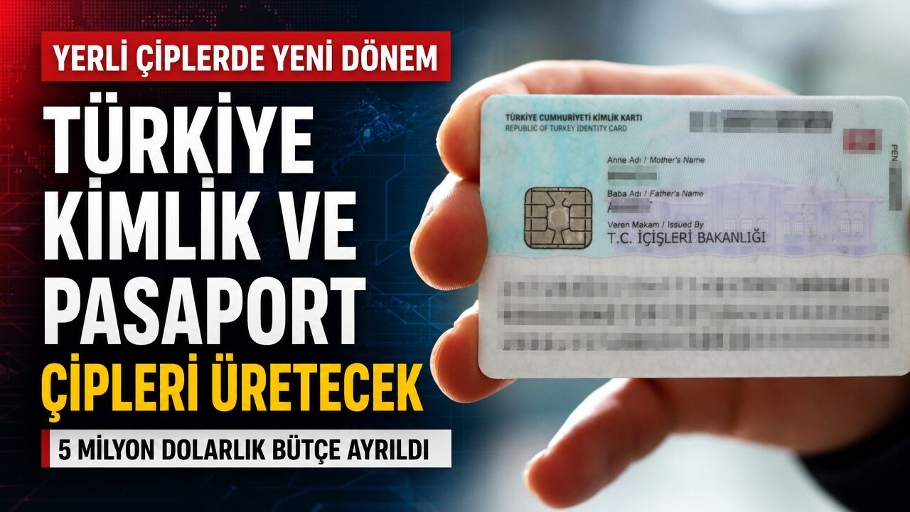 Yerli kimlik ve pasaport çipleri geliyor! Türkiye’de üretilecek!