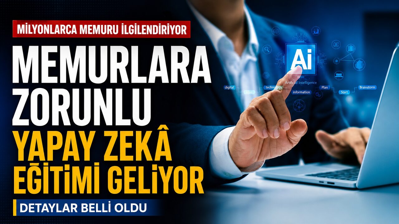 Memurlara zorunlu temel yapay zekâ eğitimi