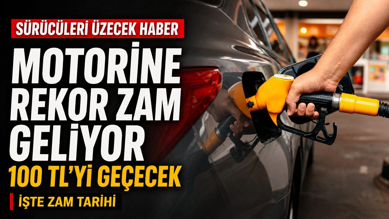 Motorine 4,62 TL zam geliyor: Tarihte ilk kez 100 TL’yi aşacak