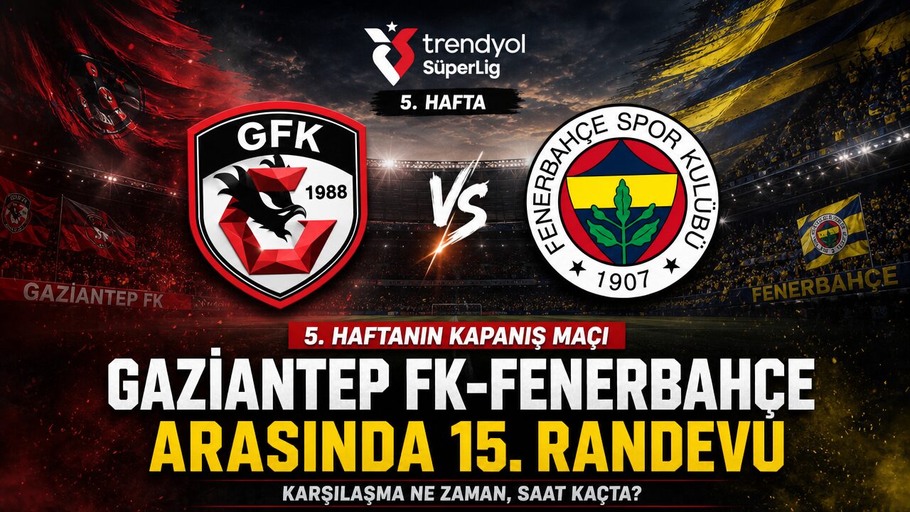 Fenerbahçe ile Gaziantep FK 15. kez karşı karşıya: Karşılaşma ne zaman, saat kaçta?