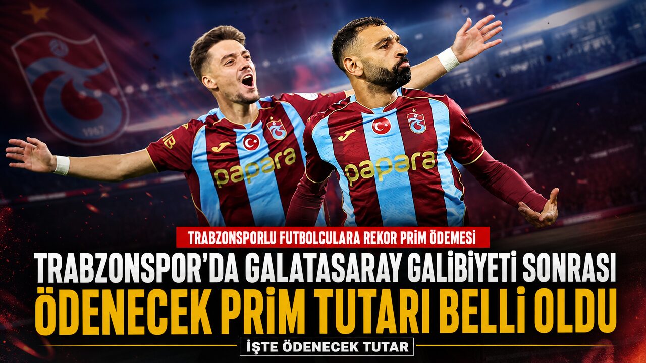 Trabzonspor’da Galatasaray galibiyeti sonrası prim ödemesi artırıldı