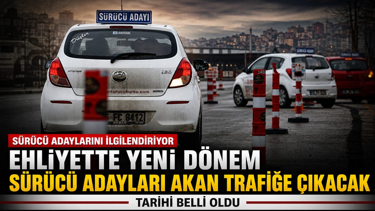 Sürücü adayları akan trafiğe çıkacak: Tarihi verildi