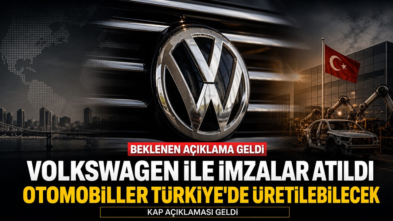Volkswagen otomobillerinin Türkiye’de üretilmesine yönelik yeni adım: İmzalar atıldı