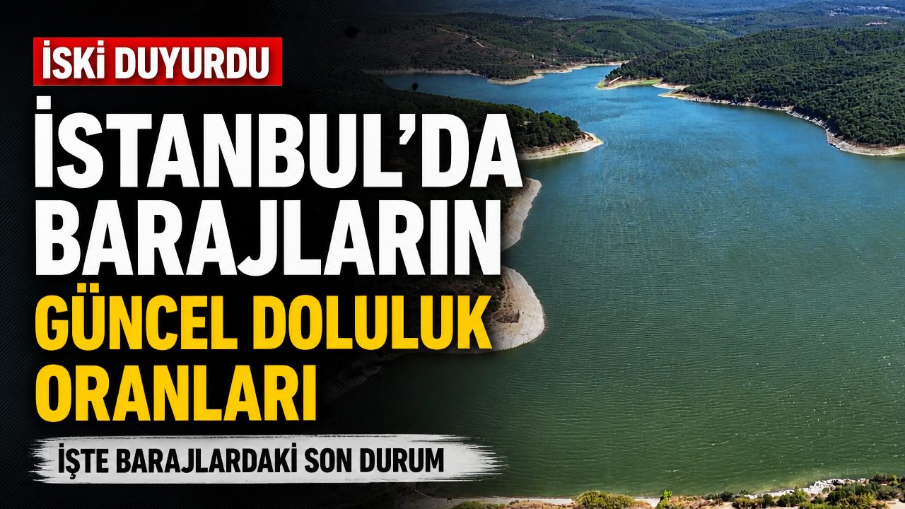 17 Ekim 2026 İstanbul’da barajların doluluk oranı