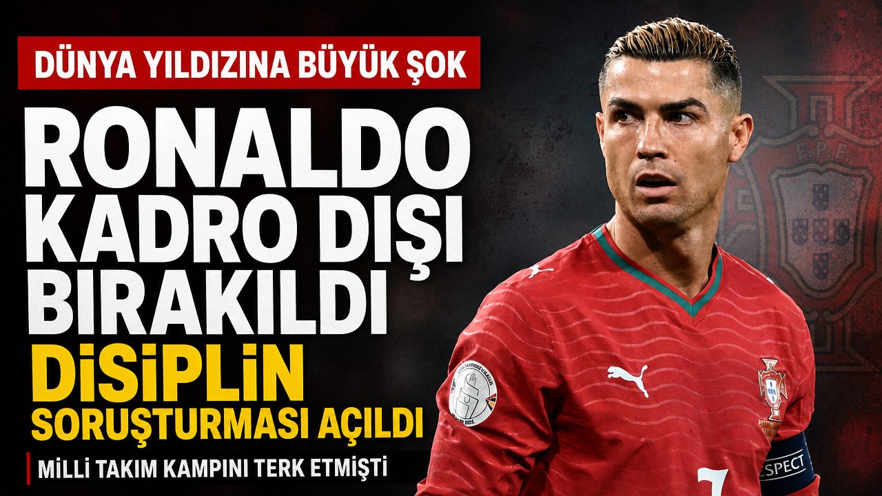 Ronaldo kadro dışı bırakıldı! Disiplin soruşturması başlatıldı!