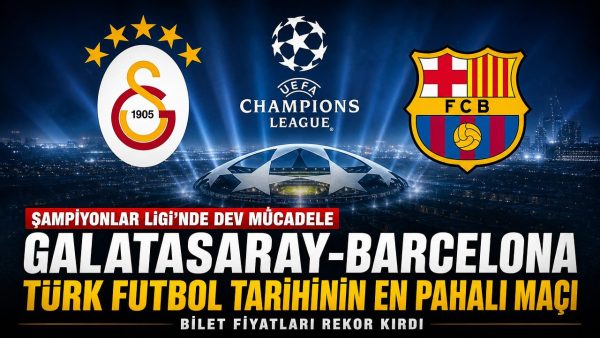 Galatasaray-Barcelona: Türk futbol tarihinin en pahalı maçı