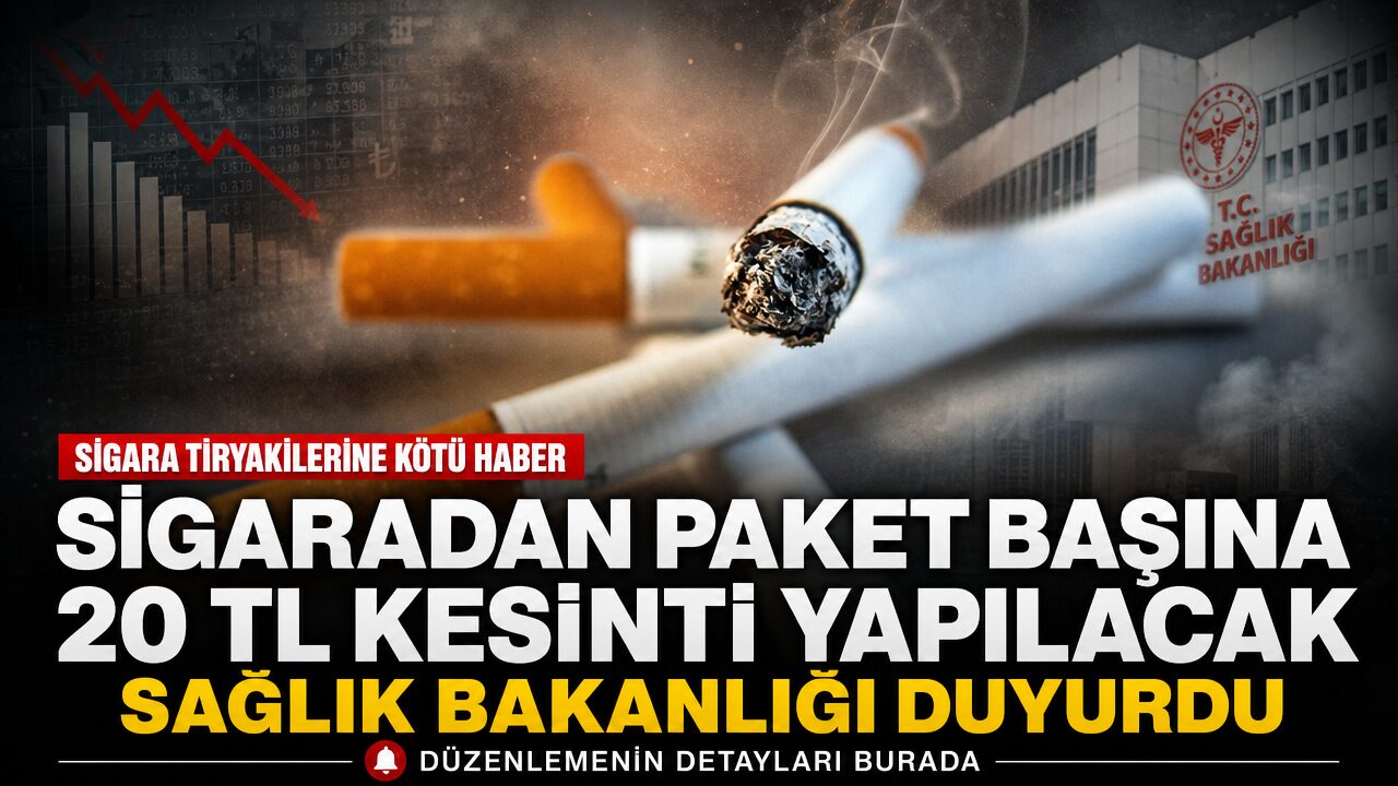 Sigaradan paket başına 20 TL kesinti: Yeni fon kurulması gündemde