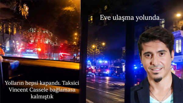 Manga’nın solisti Ferman Akgül, Paris’te göstericilerin arasında kaldı