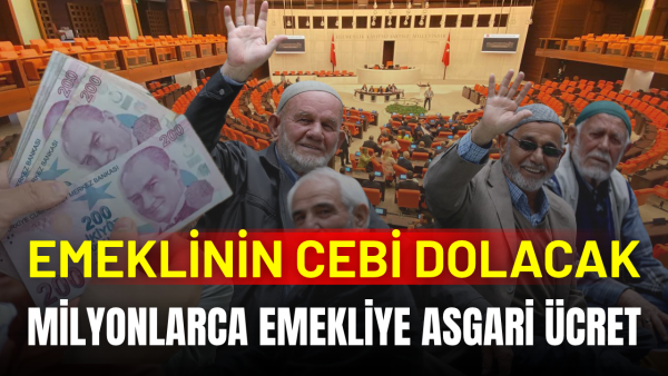 Emekli maaşında asgari ücret formülü: Teklif TBMM’de