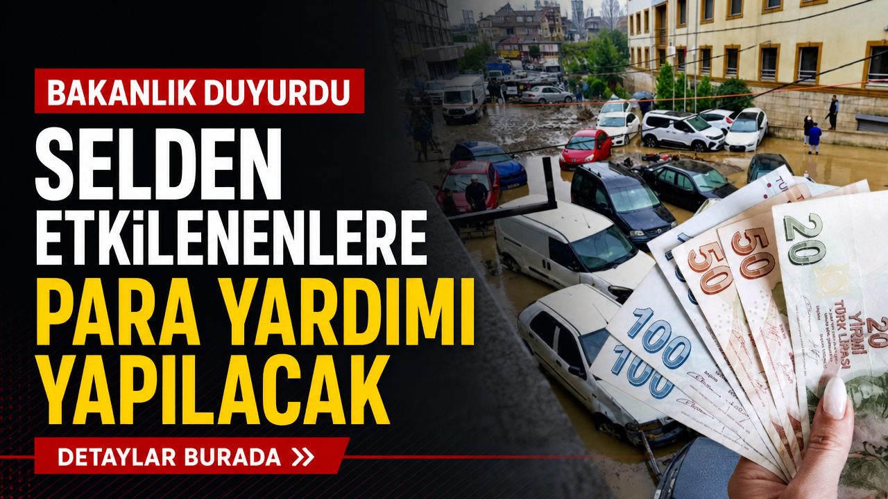 Selden etkilenenlere bakanlıktan yardım