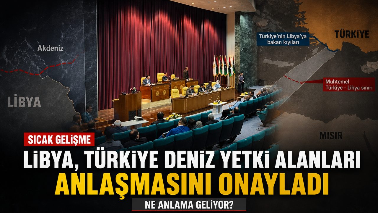 Libya, Türkiye ile deniz yetki alanları anlaşmasını onayladı