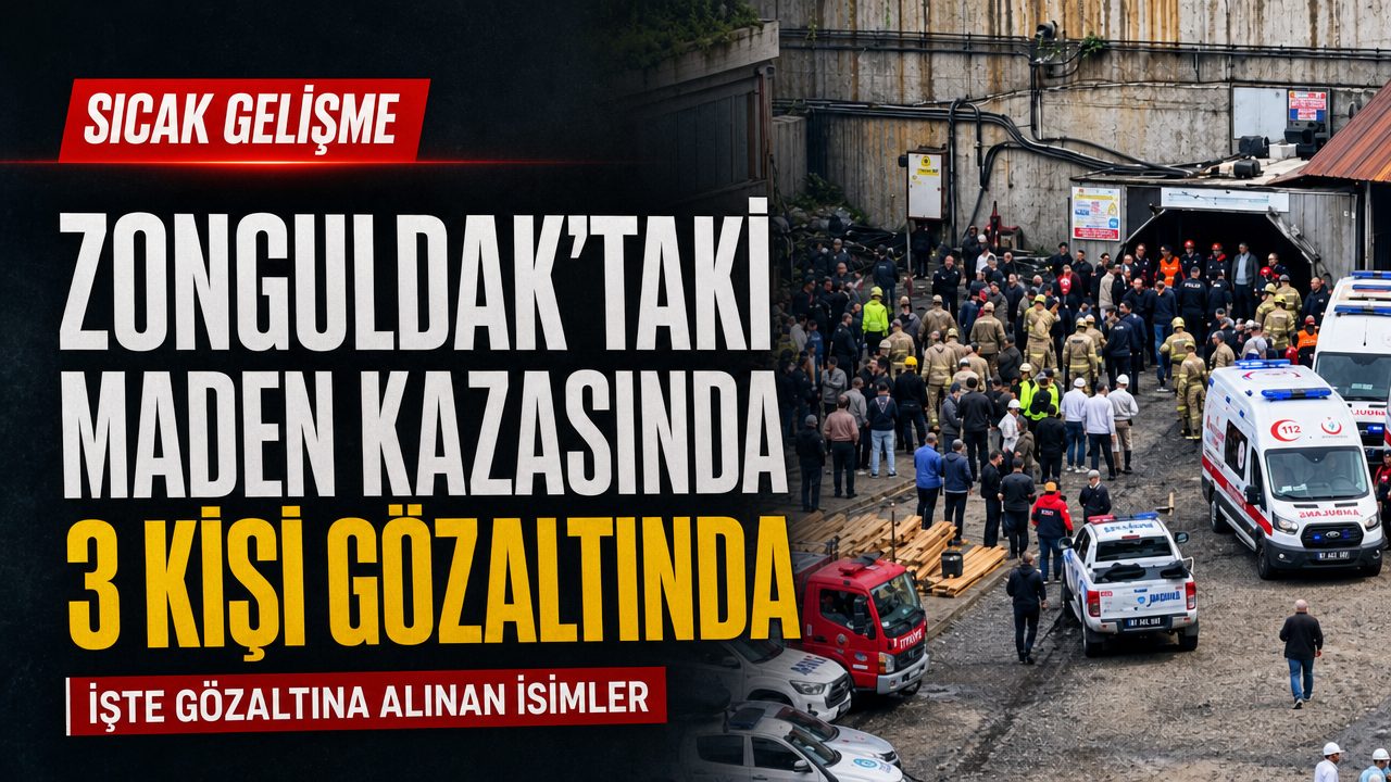 Zonguldak’taki maden faciasında 3 gözaltı