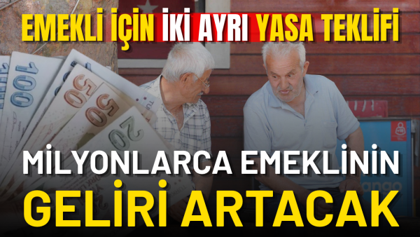 Emekliler için 45 bin 800 TL aylık ve seyyanen zam teklifi TBMM’de