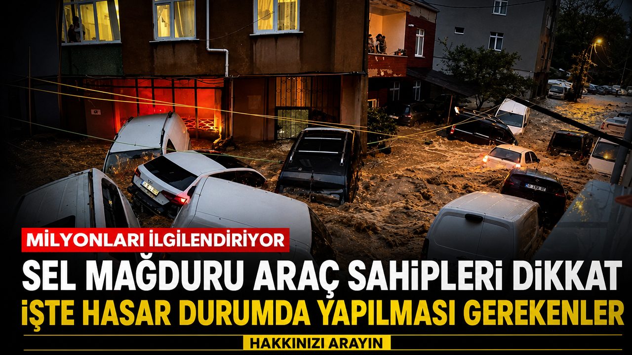 Sel mağduru araç sahiplerinin yapması gerekenler: İşte araç sahipleri için sel hasarı rehberi