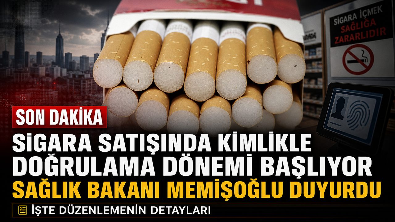 Sigara satışı kimlikli olacak: Bakan Memişoğlu duyurdu