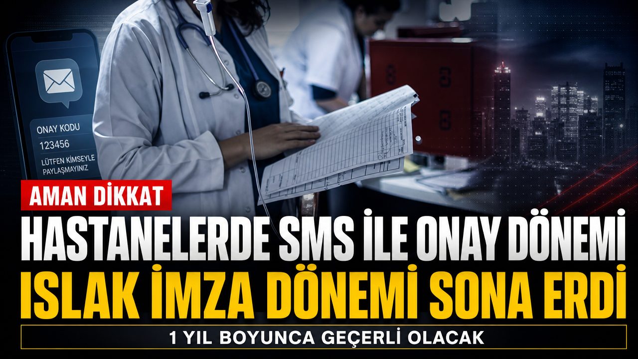 Hastanelerde ıslak imza yerine SMS ve e-Nabız dönemi