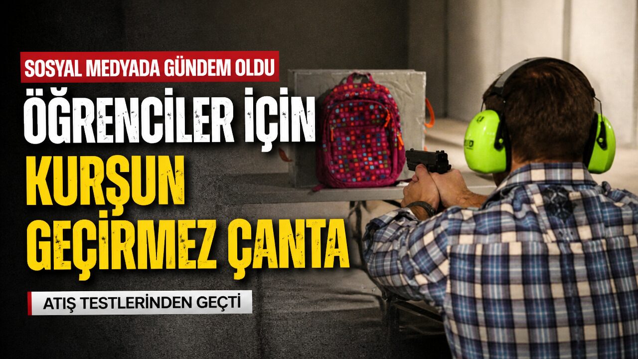 Öğrenciler için kurşun geçirmez çanta