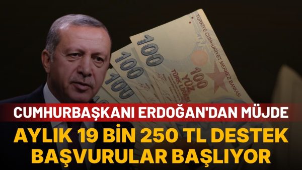 Müjdeyi Cumhurbaşkanı Erdoğan verdi: Üniversiteli öğrencilere aylık 19 bin 250 TL destek