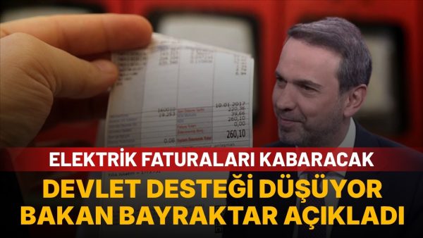 Elektrik faturalarında devlet desteği düşebilir: Bakan Bayraktar mesaj verdi