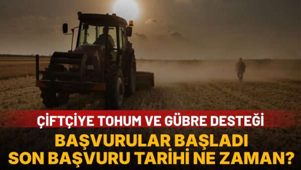 Ankara’da çiftçilere tohum ve gübre desteği